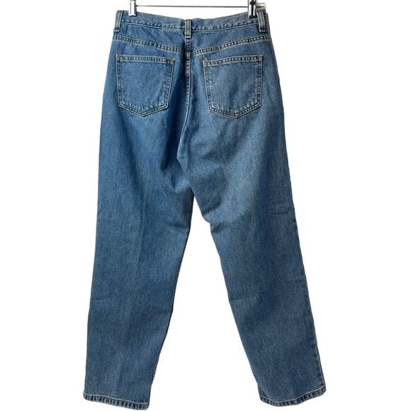 L.L. Bean Denim Jeans Relaxed Fit Medium Wash Blue Vintage 10P - Picture 2 of 6